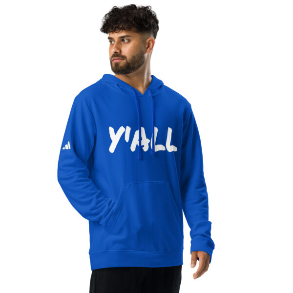 Men's slang word Y' ALL Adidas  fleece hoodie - Image 9