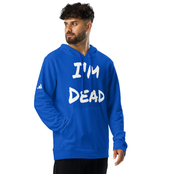 Men's Slang word I'm Dead adidas fleece hoodie - Image 14