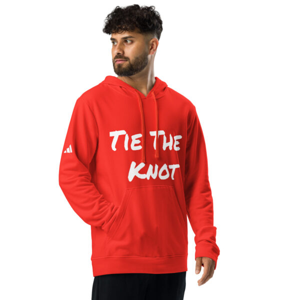 Men's slang Word Tie The Knot adidas fleece hoodie - Image 19