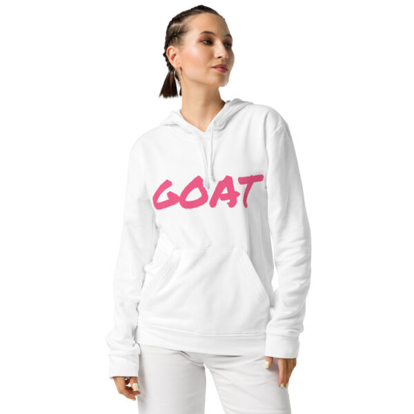 Women's Slang Goat adidas fleece hoodie - Image 8