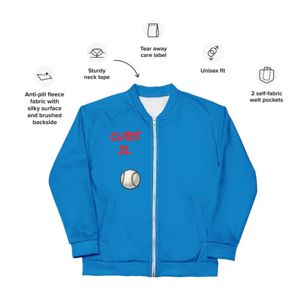 Chicago Cubs Unisex Bomber Jacket