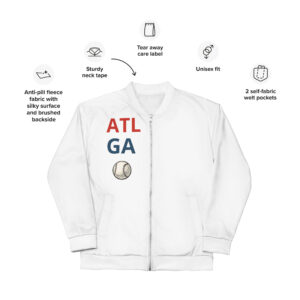 Atlanta Braves Unisex Bomber Jacket